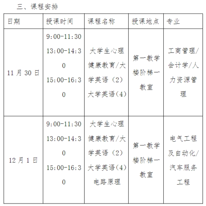 【成教-重庆理工大学】2024年秋线下面授课提醒